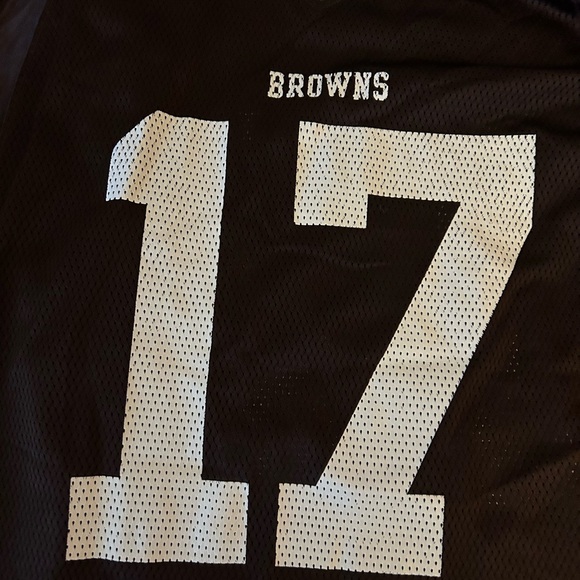 Reebok Cleveland Browns Home Jersey - No. 17 - Edwards - Size “Men’s” Medium - Picture 3 of 8